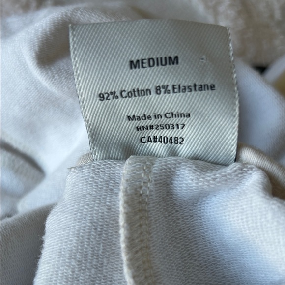 Varley Cream and Rose French Terry Joggers - Picture 6 of 6